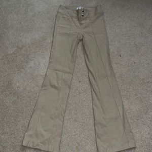 Garage xs beige flare jeans